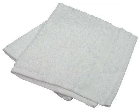 R & R Textile Wash Cloth, 12x12 In, White, PK12