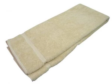 R & R Textile Bath Towel, 27x50 In, Beige, PK12