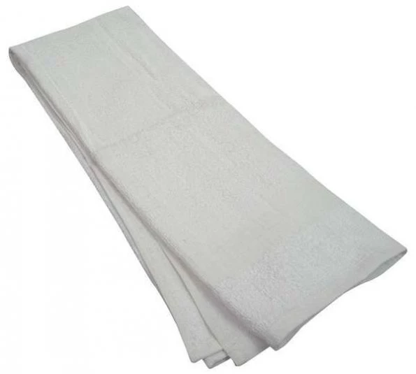 Bath Towel, 20×40 In., White, PK12