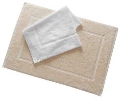 Bath Mat, White, 20×30, PK12