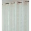 Hookless Shower Curtain, Polyester, Beige, 71 in W, 74 in L
