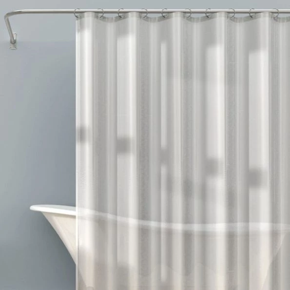 Heavyweight PEVA Shower Liner, Frosty