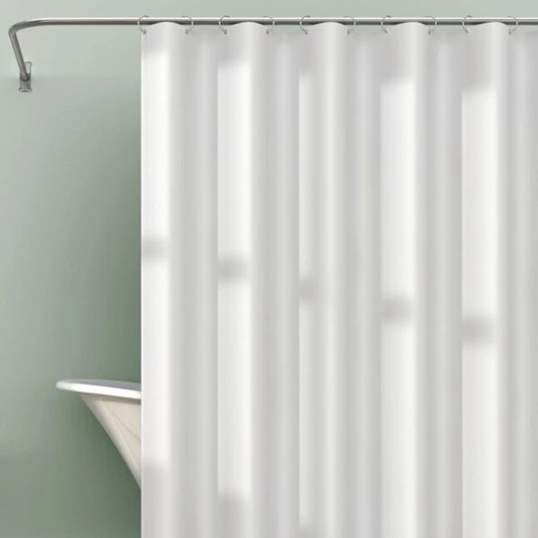 Heavyweight PEVA Shower Liner, White