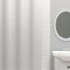 Zenna Home Lightweight PEVA Shower Liner, Frosty