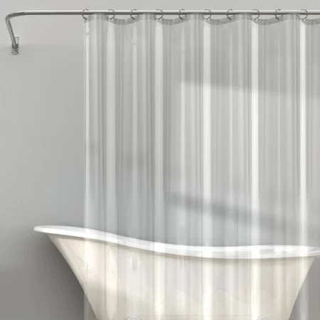 Zenna Home Medium Weight PEVA Shower Liner, Clear