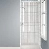 Zenna Home Medium Weight PEVA Shower Stall Liner, Clear